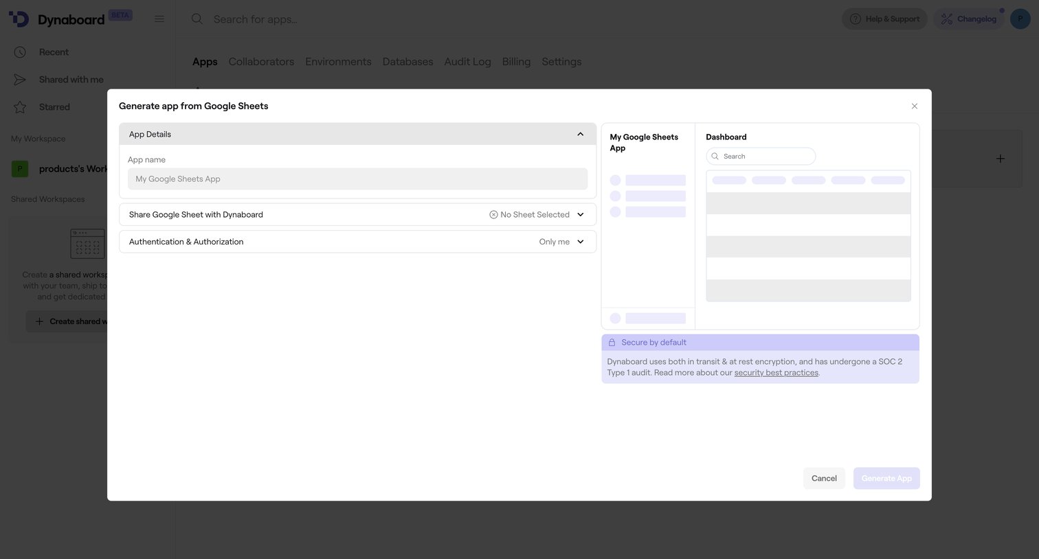 Dynaboard - Apps • Dynaboard screen