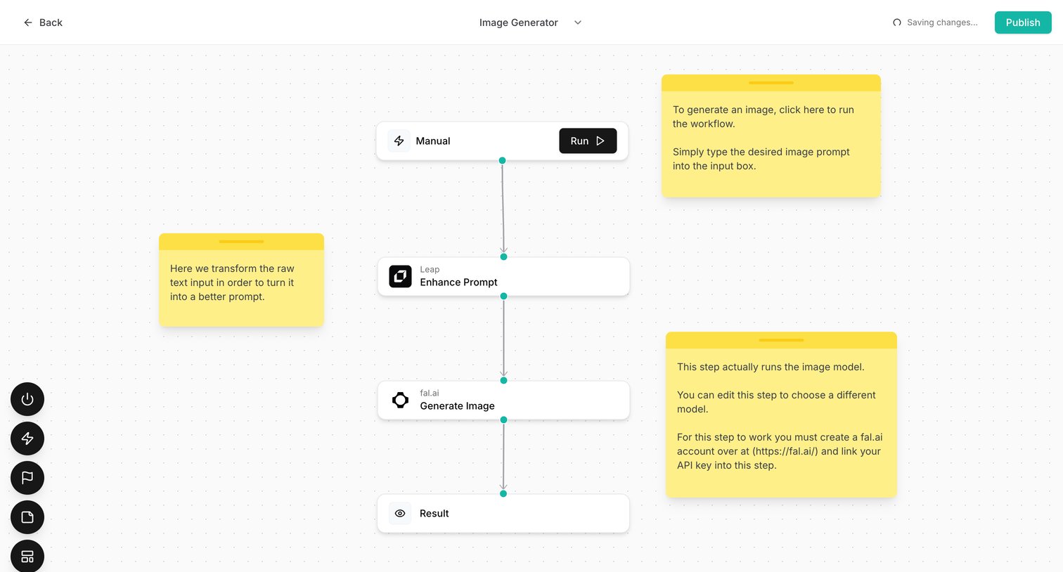 Leap - Leap AI | Automate any workflow with AI screen