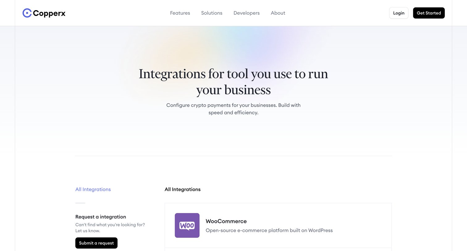 Copperx - Copperx Integrations - Copperx screen