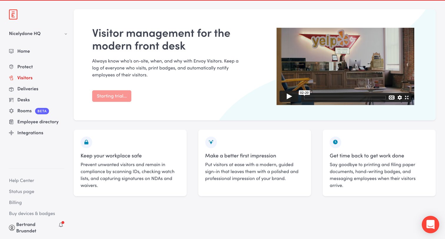 Visitors · Envoy from Envoy