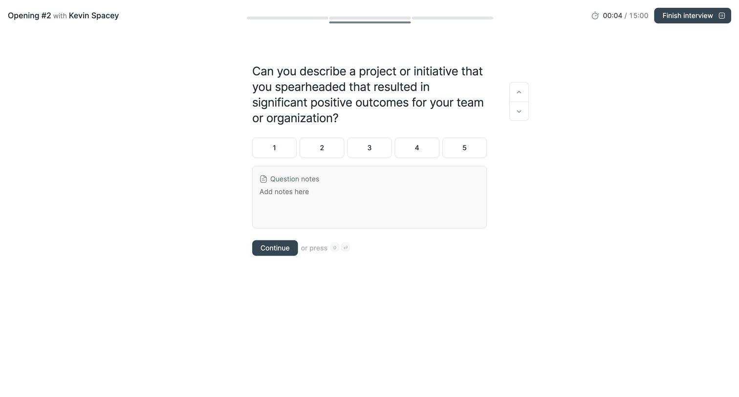 Hireproof - Hireproof interview | Beta screen