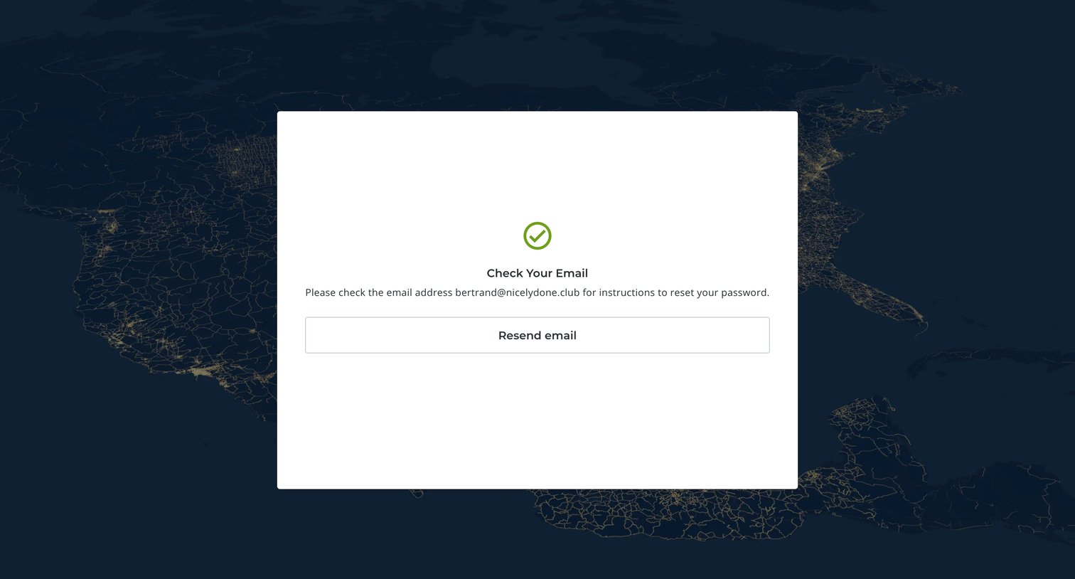 Carto - CARTO Accounts screen