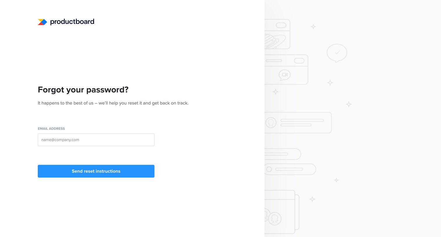 Productboard - Productboard – Welcome screen