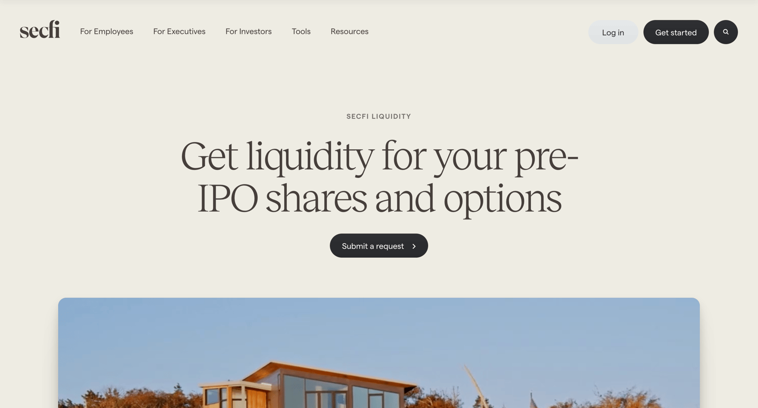 Secfi - Secfi Liquidity Maximize Your Equity Value — Secfi screen