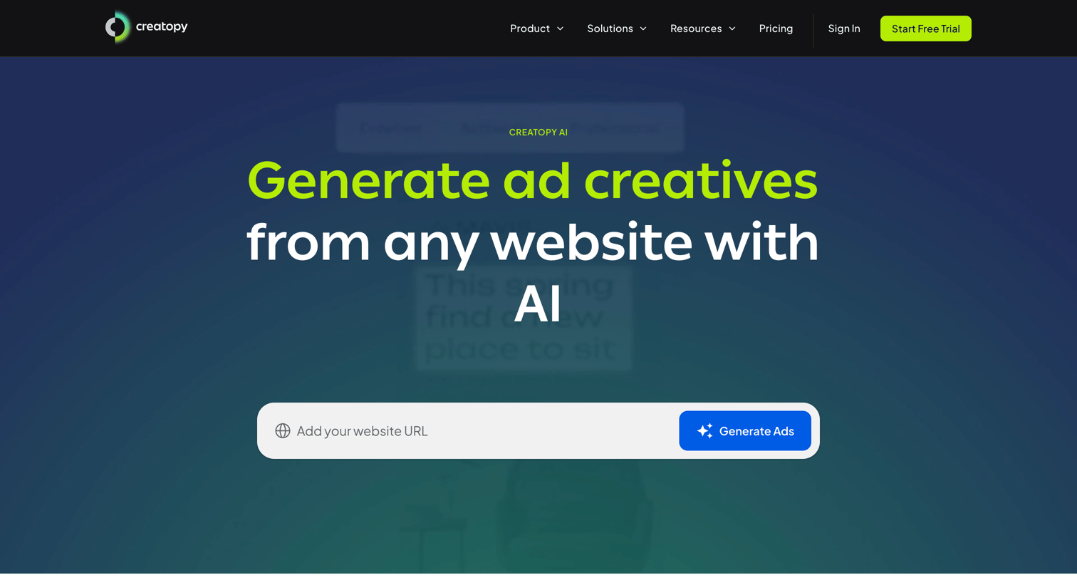 Creatopy - Creatopy AI - Generate Ad Creatives Using Your Website URL - Creatopy screen