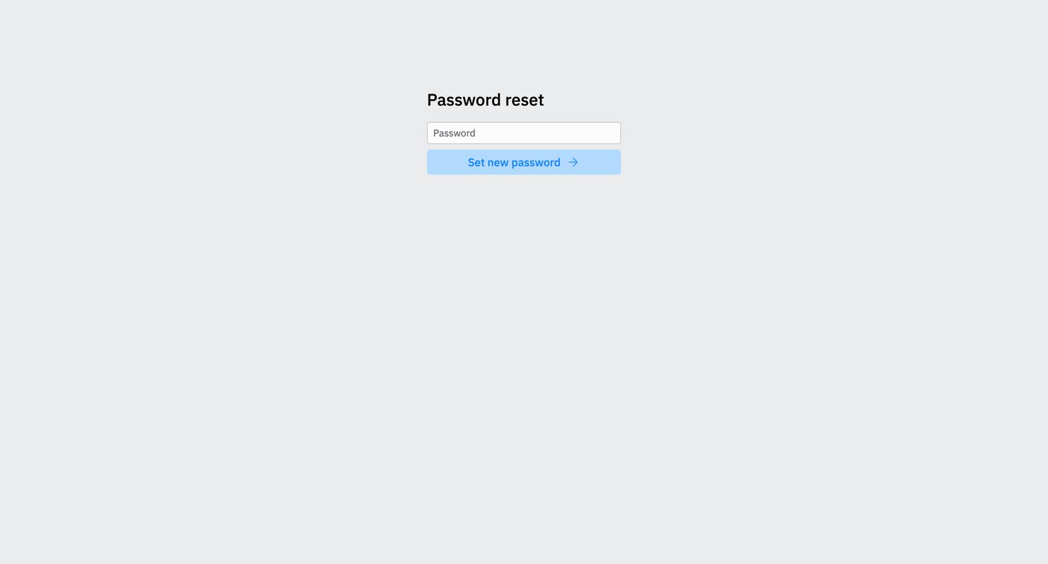 Replit - Password Reset - Replit screen