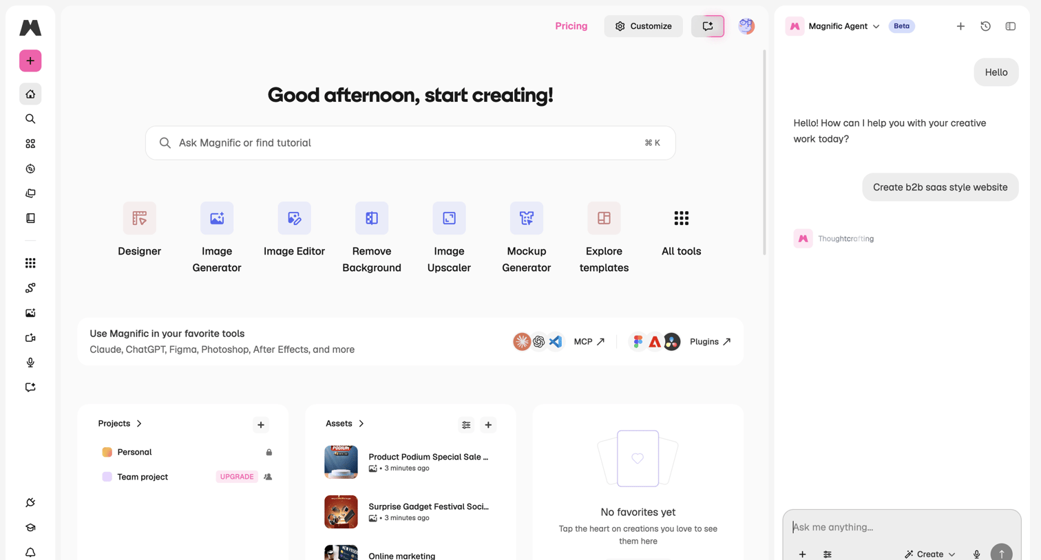 Magnific - Magnific | All-in-One AI Creative Suite screen