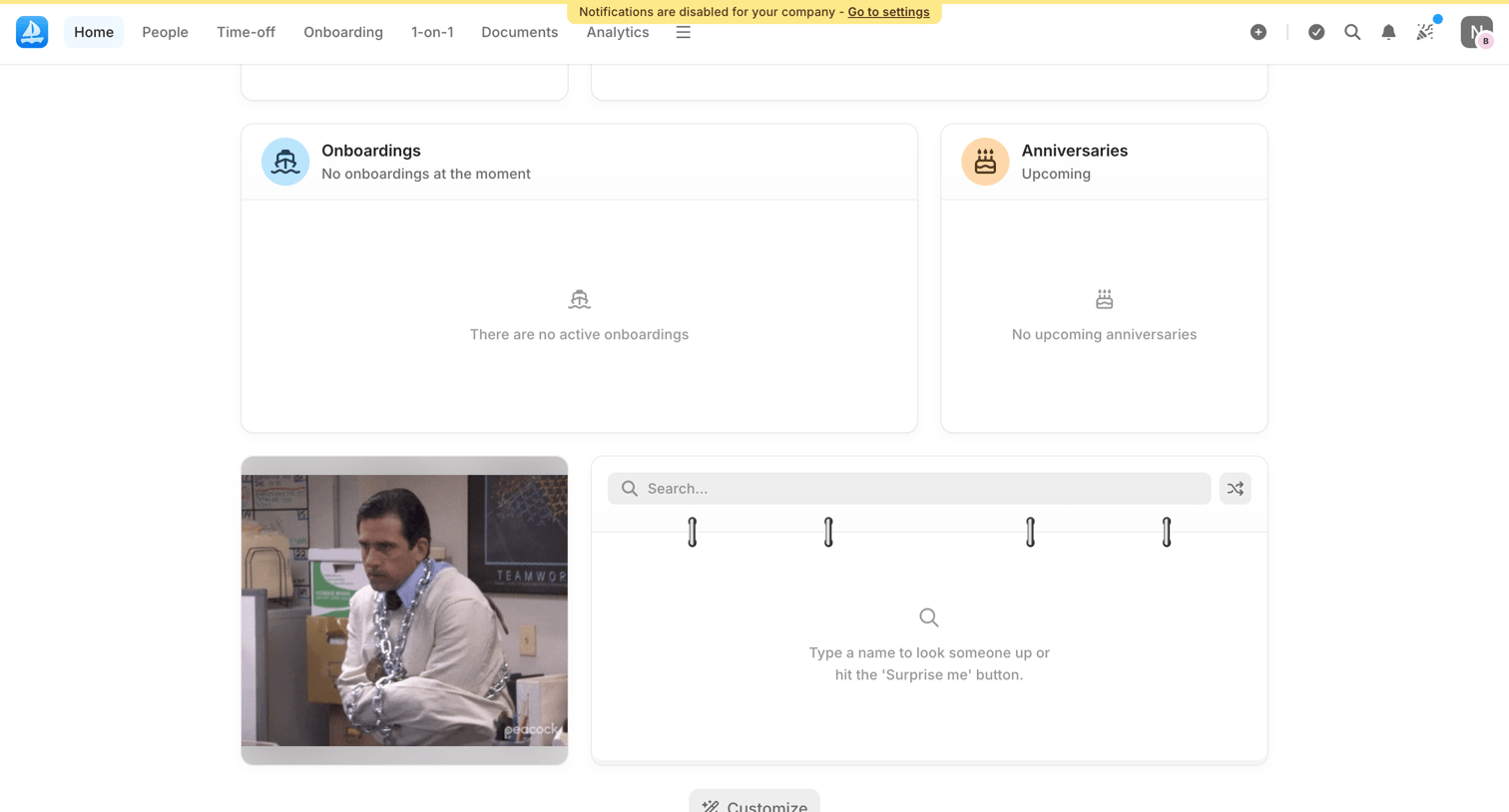 Aboard - Dashboard | Aboard screen