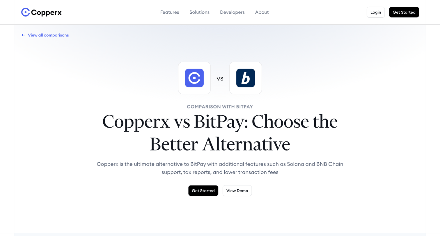 Copperx - Copperx vs BitPay Choose the Better Alternative - Copperx screen