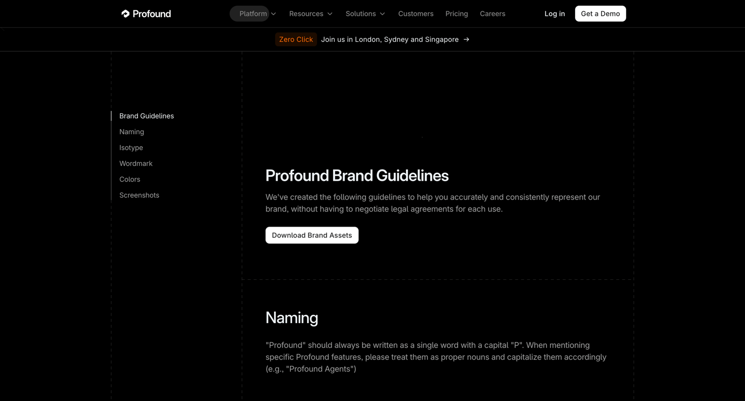 Brand Assets - Profound from Tryprofound
