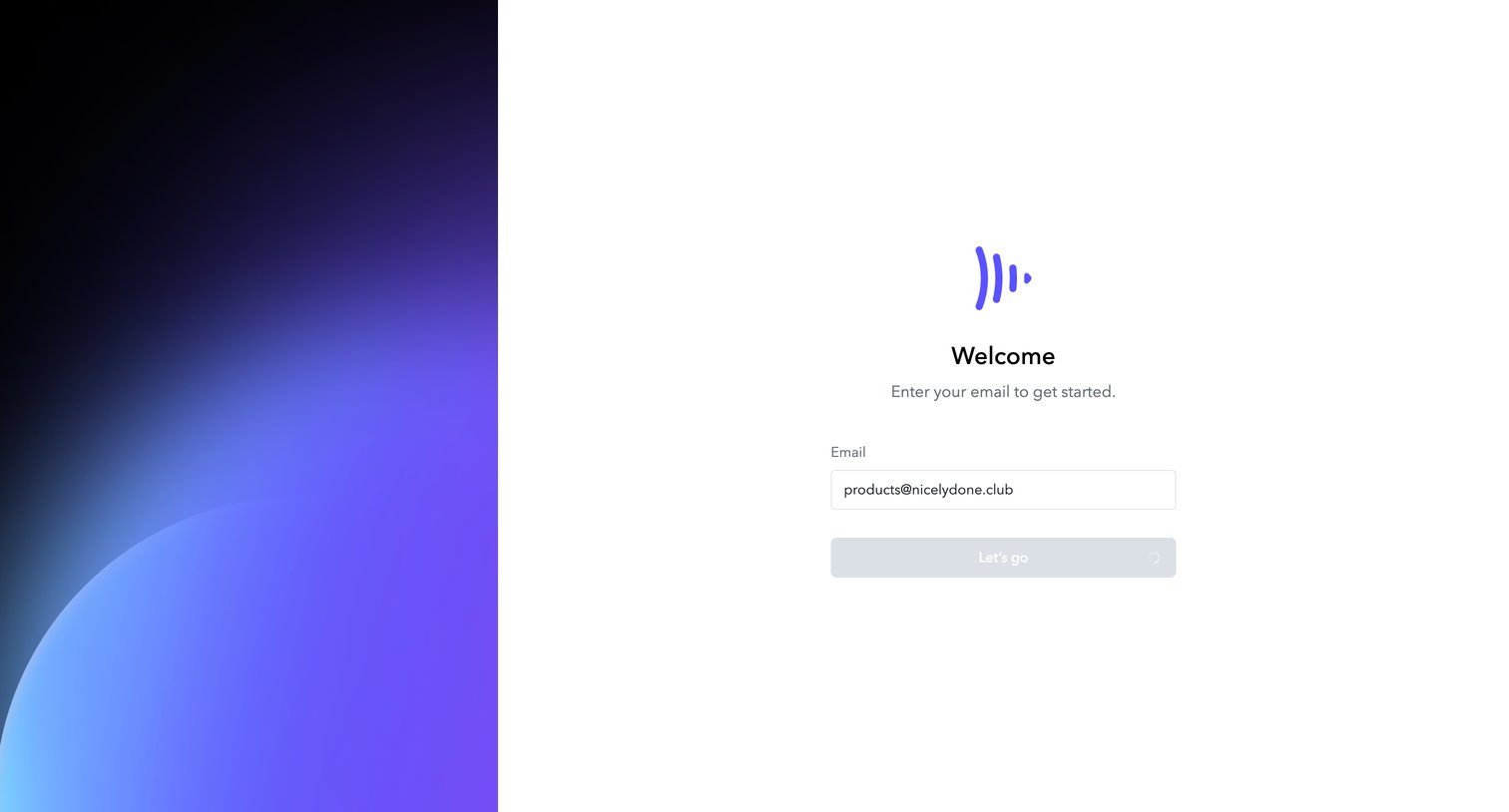 Frame.io - Login - Frame.io screen