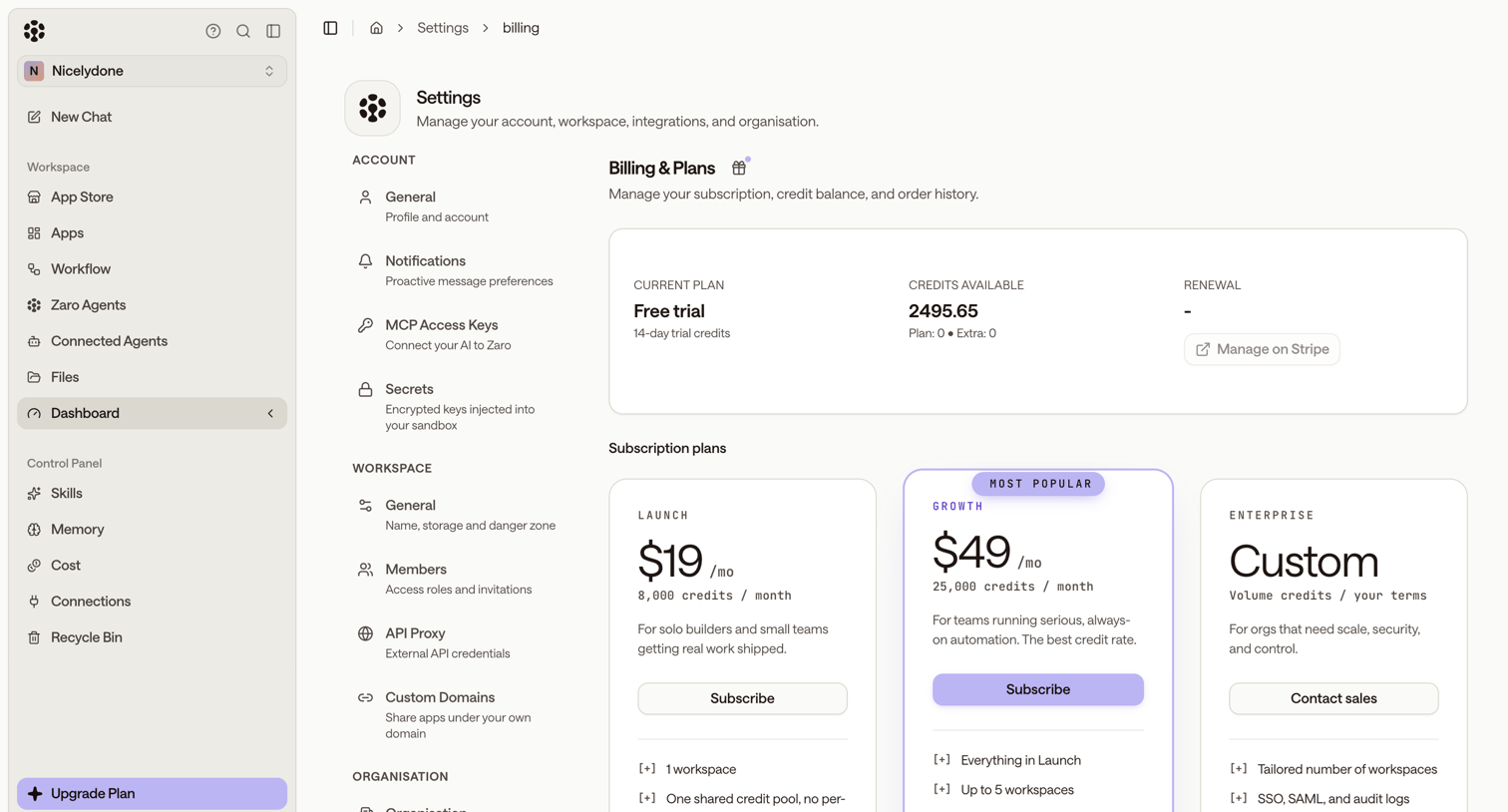 Zaro - Zaro - The Context Layer for Enterprise AI screen