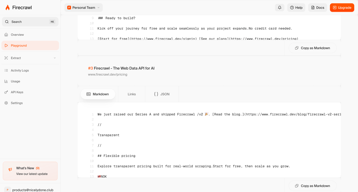 Firecrawl - Firecrawl - The Web Data API for AI screen