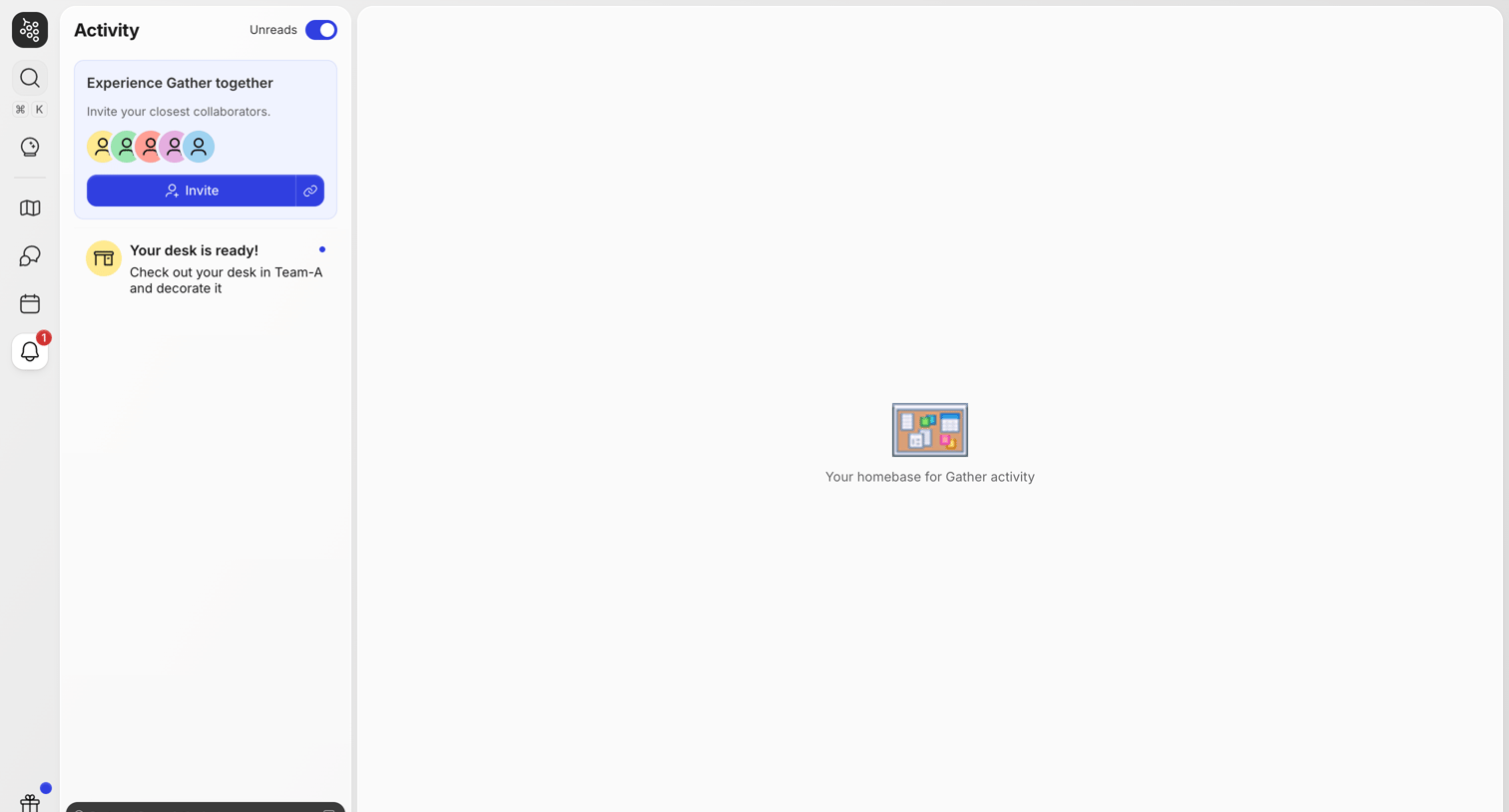 Gather - Nicelydone | Gather screen
