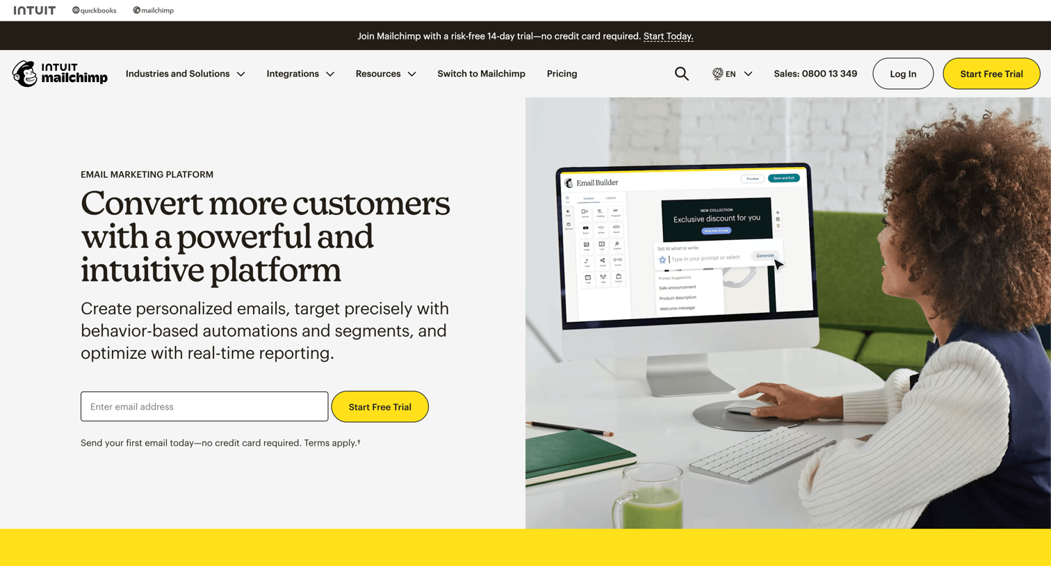 Mailchimp - Best Email Marketing Platform to Grow Your Business  Mailchimp screen