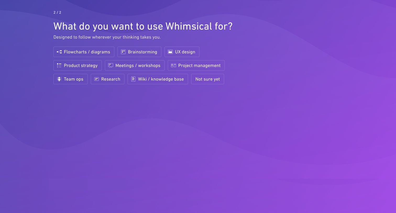 Sign Up | Whimsical from Whimsical