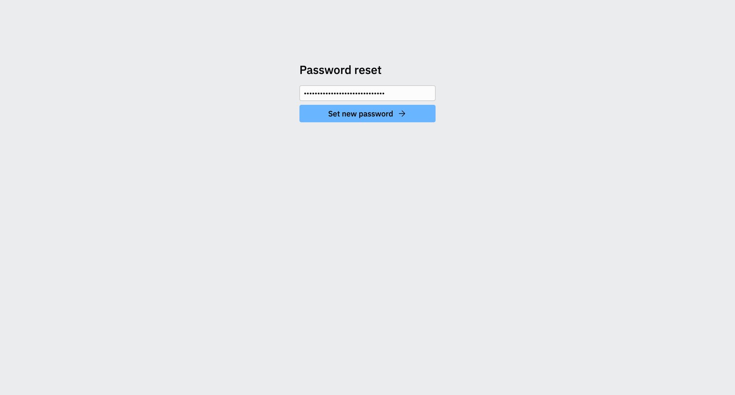 Replit - Password Reset - Replit screen