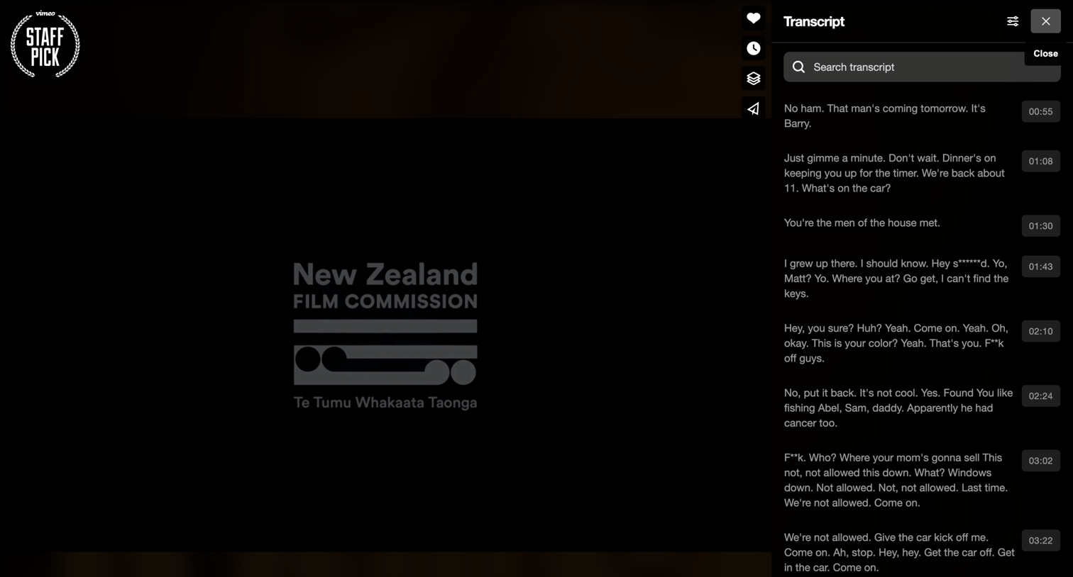 Vimeo - DATSUN - Director Mark Albiston on Vimeo screen