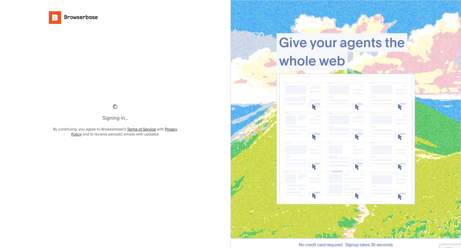 Browserbase - Browserbase - Headless Web Browser API screen