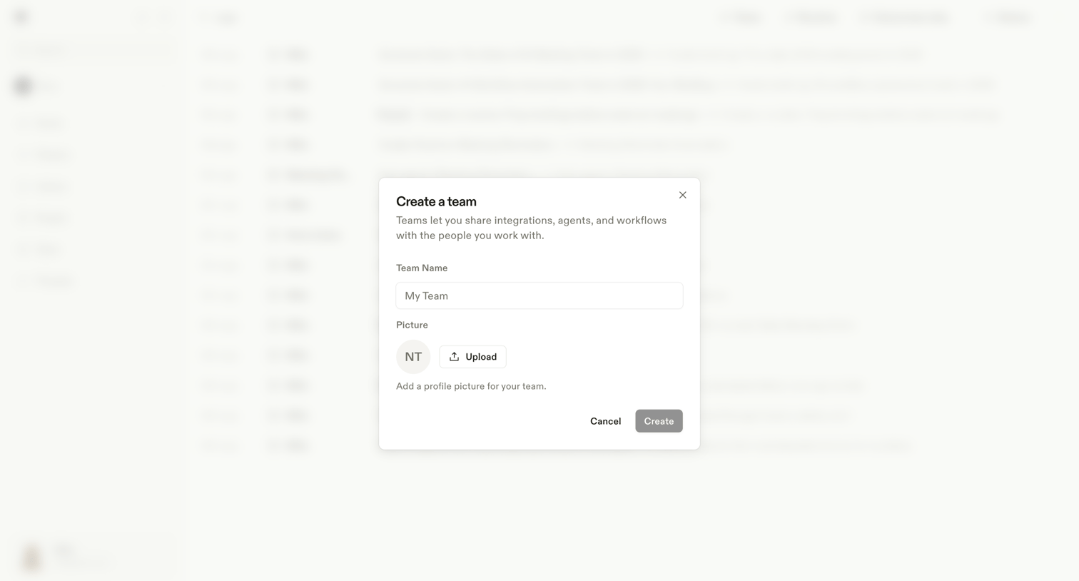Town - Logs screen