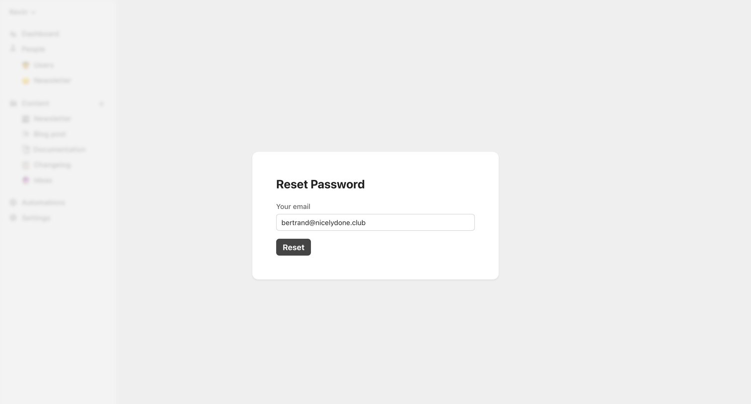 Audienceful screen