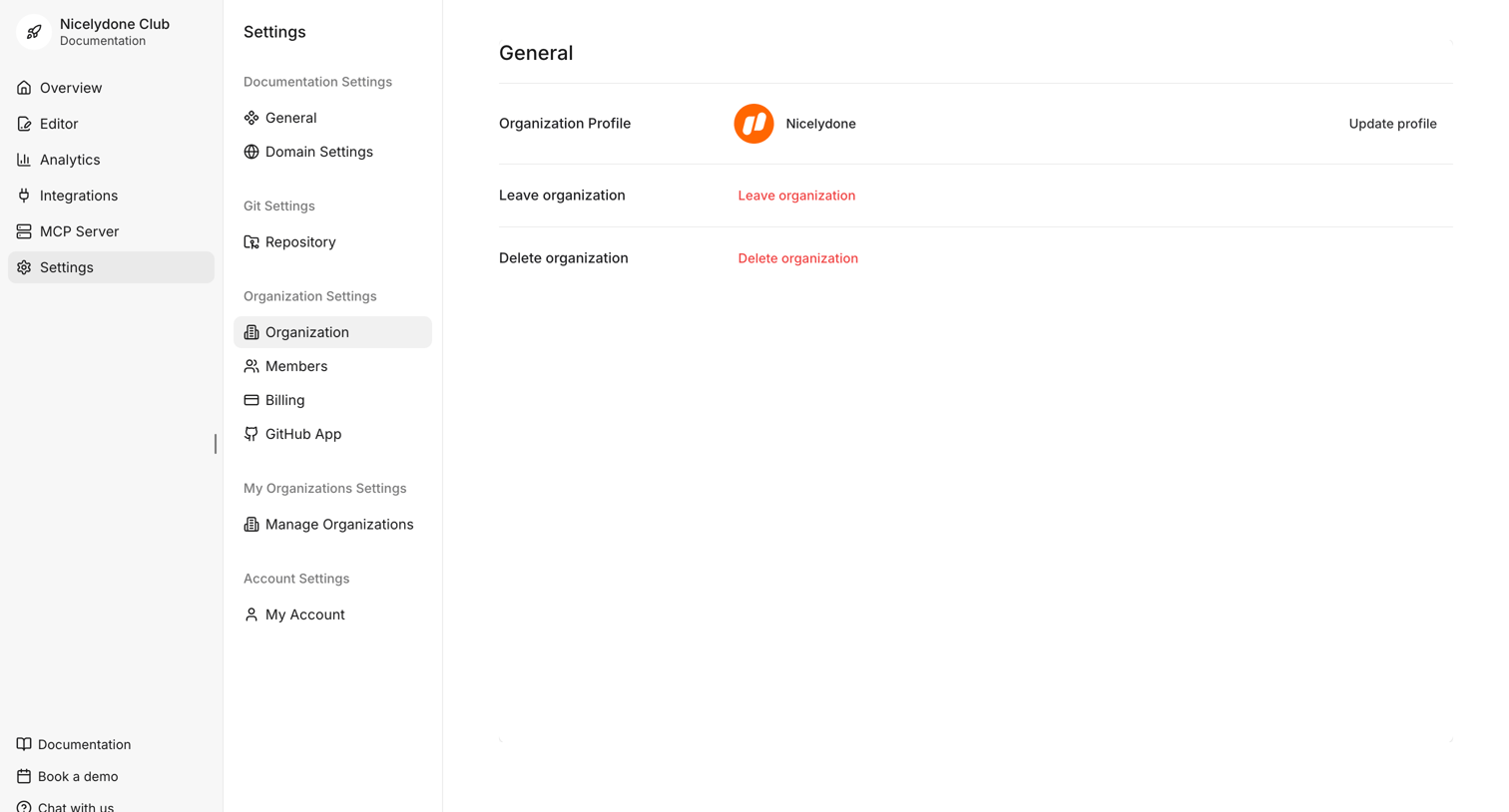 Documentation.AI - Dashboard - Documentation.AI screen