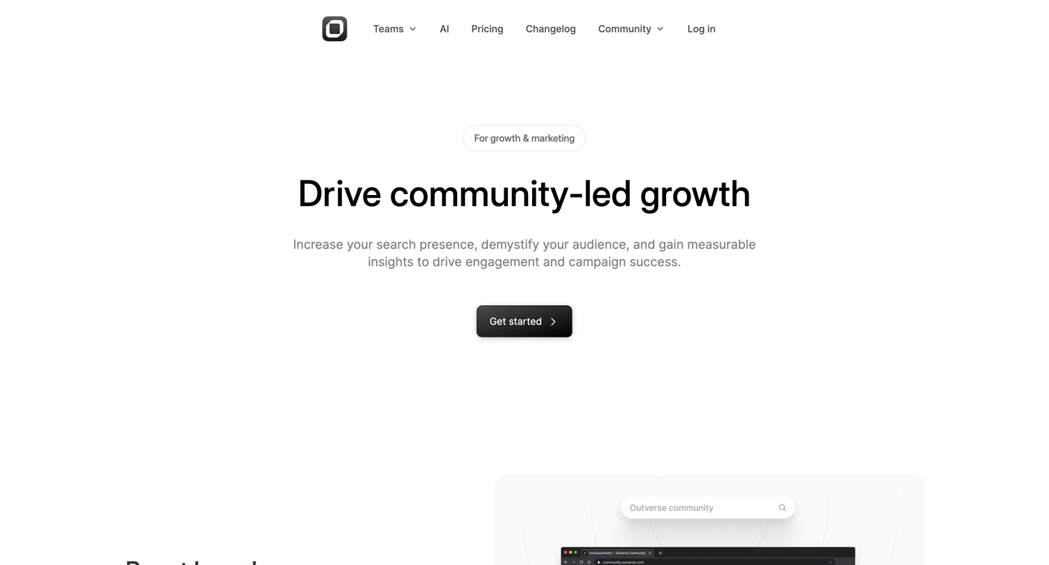 Outverse - Outverse for Growth | Marketing Teams screen