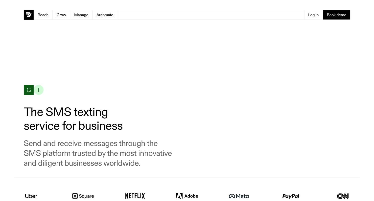 Bird - Business SMS Texting Service - Enterprise Messaging Platform Bird screen