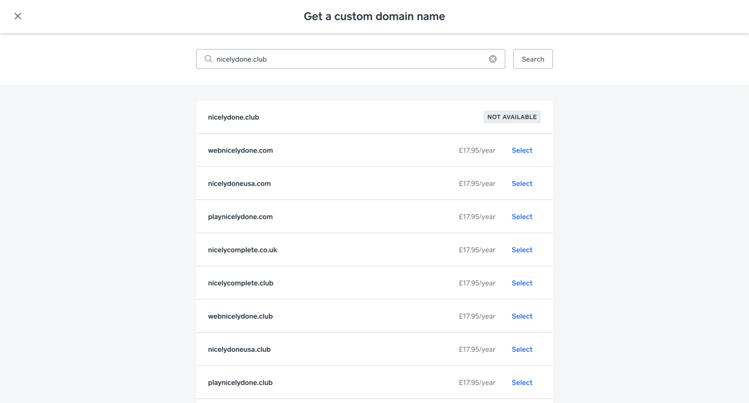 Square - checkout.square_domain_search screen