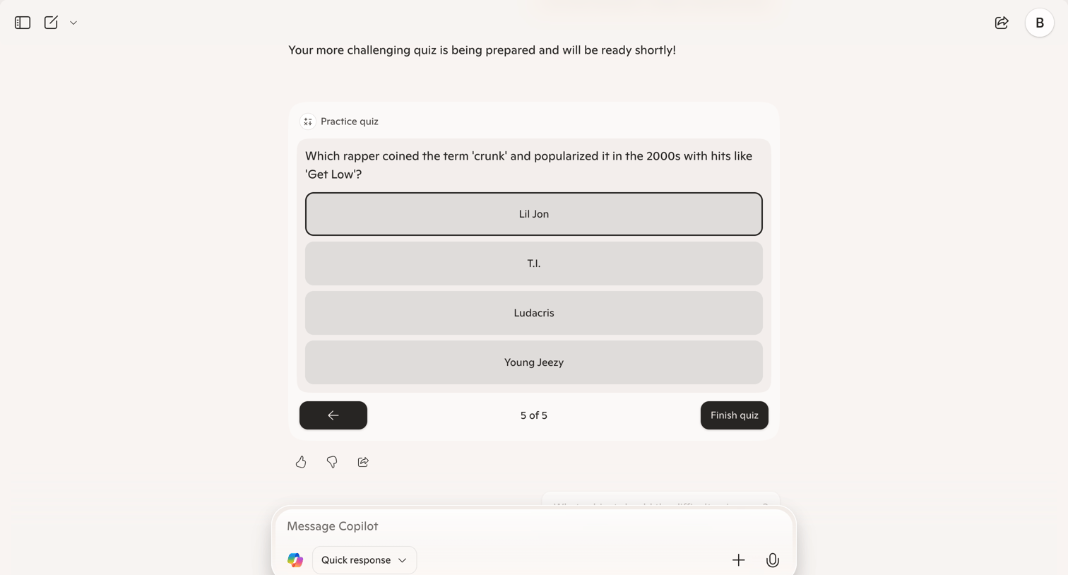 Copilot - Microsoft Copilot: Your AI companion screen