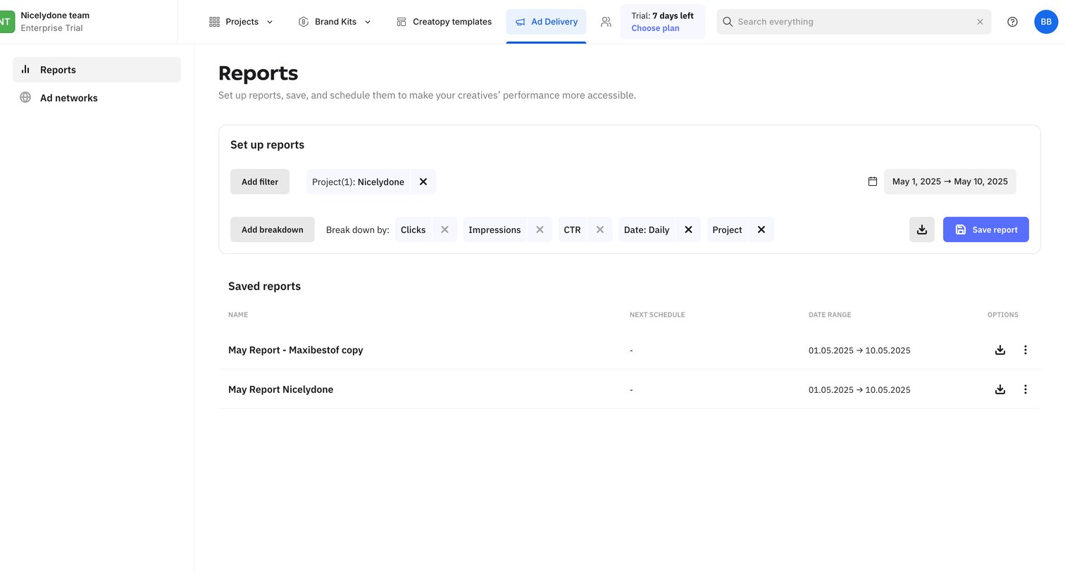 Creatopy - Creative Automation Platform screen