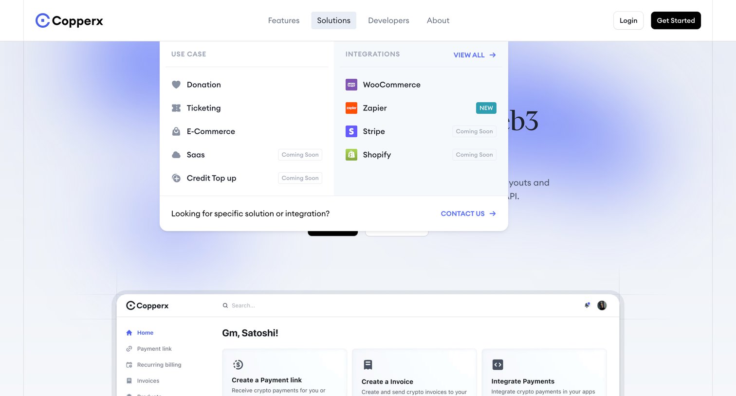 Copperx - Simplified payments for web3 companies - Copperx screen