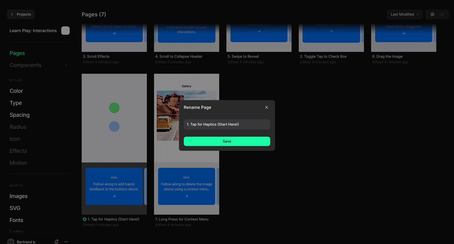 Play - Learn Play Interactions | Play screen