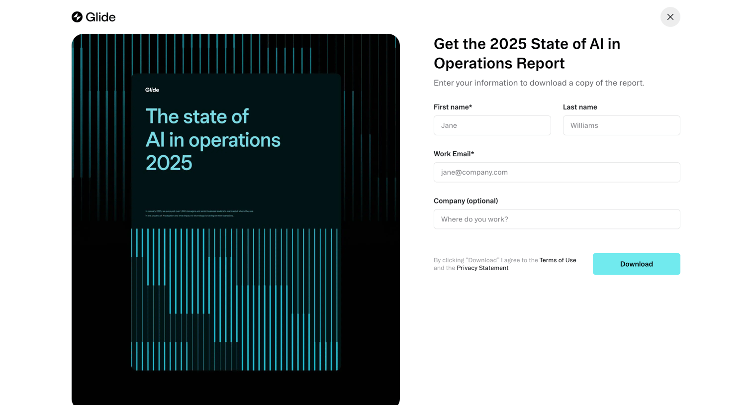 State of AI in Operations  Glide from Glide