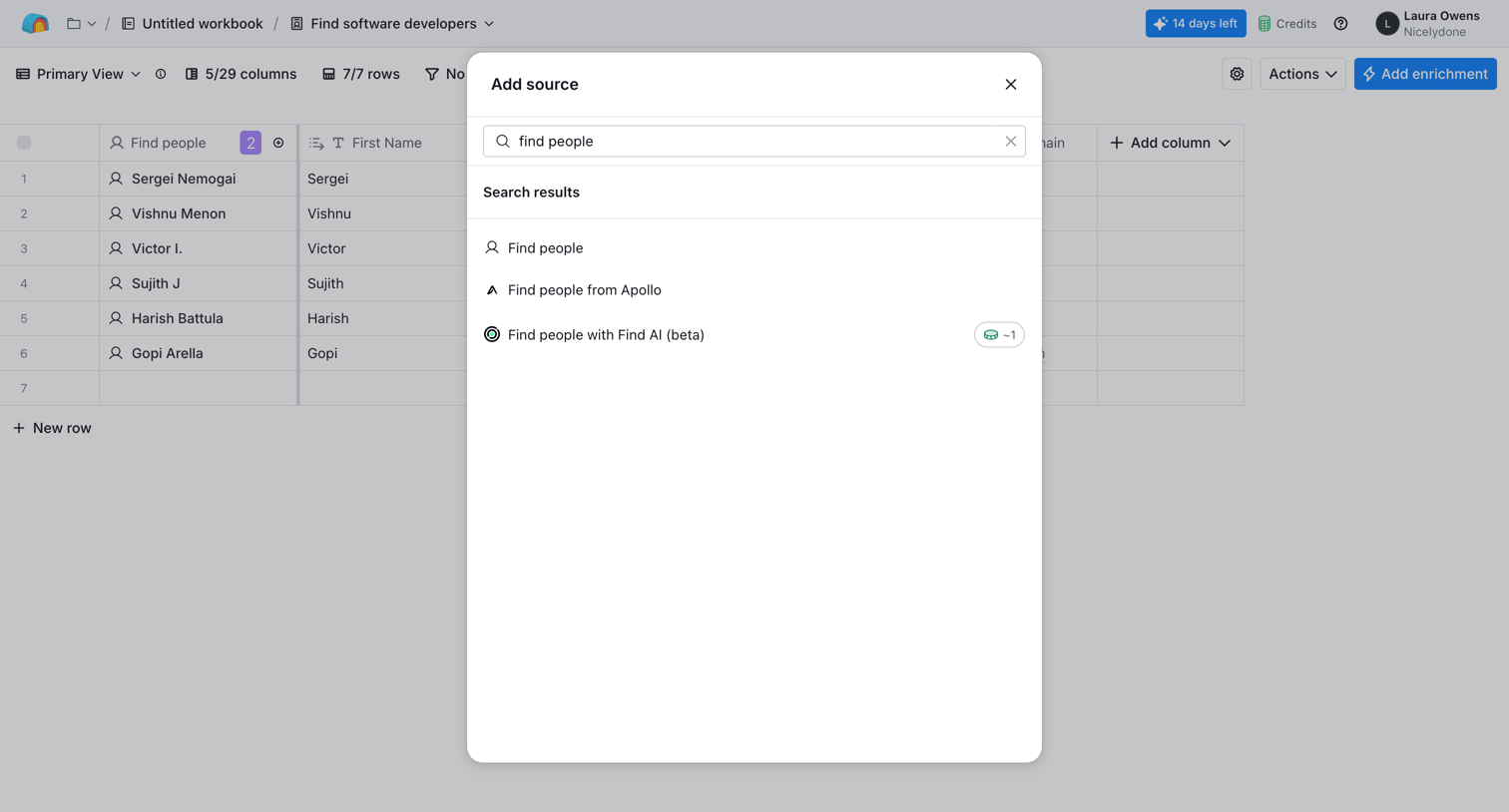 Clay - Clay | Find software developers screen