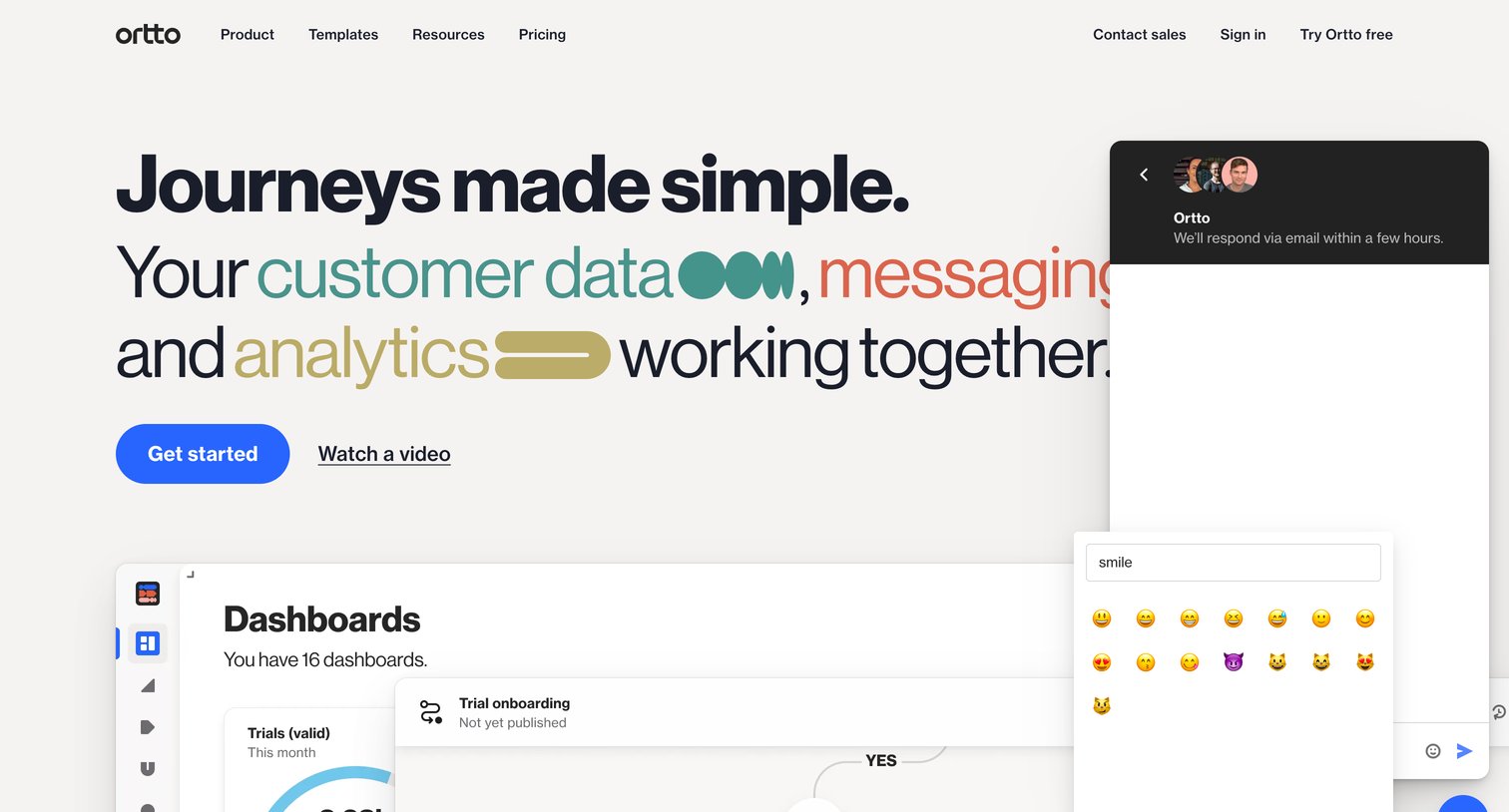 Ortto - Ortto Customer Data, Messaging | Analytics Working Together screen