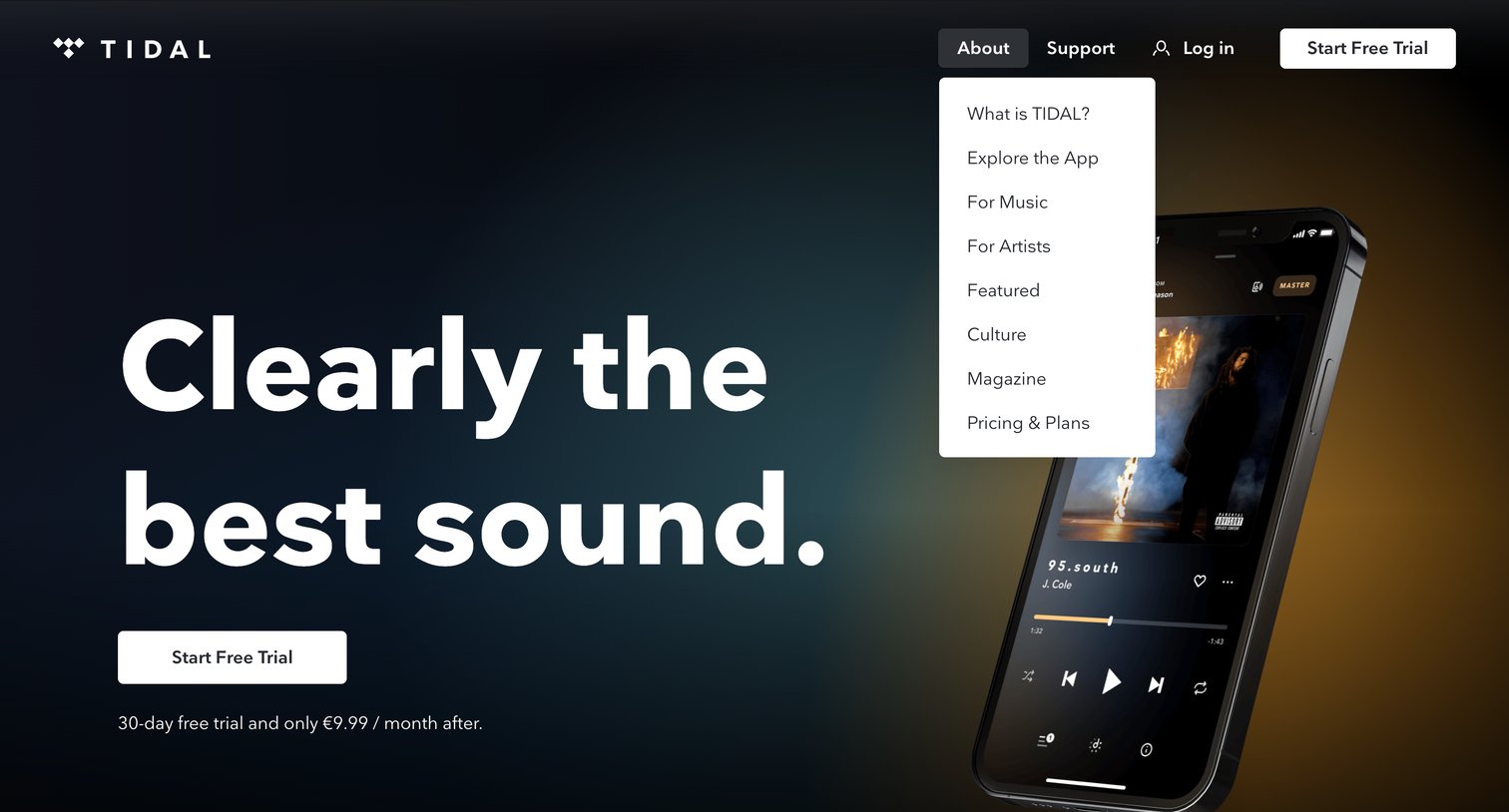 Tidal - TIDAL - High Fidelity Music Streaming screen