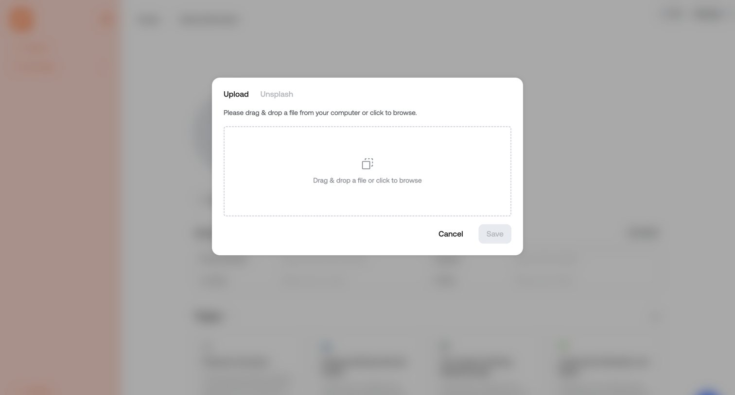 Qatalog - Settings · Qatalog screen