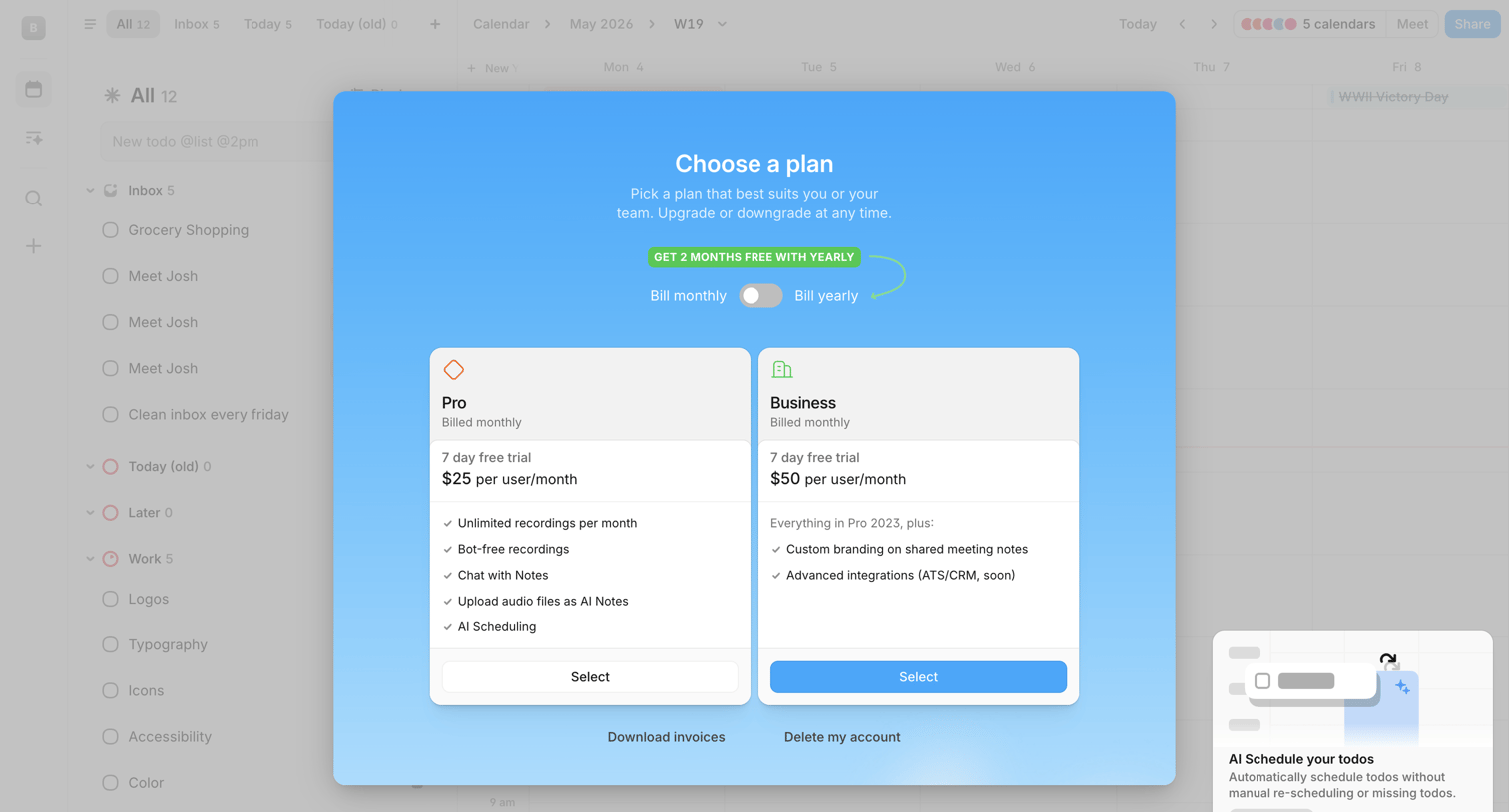 Amie screen