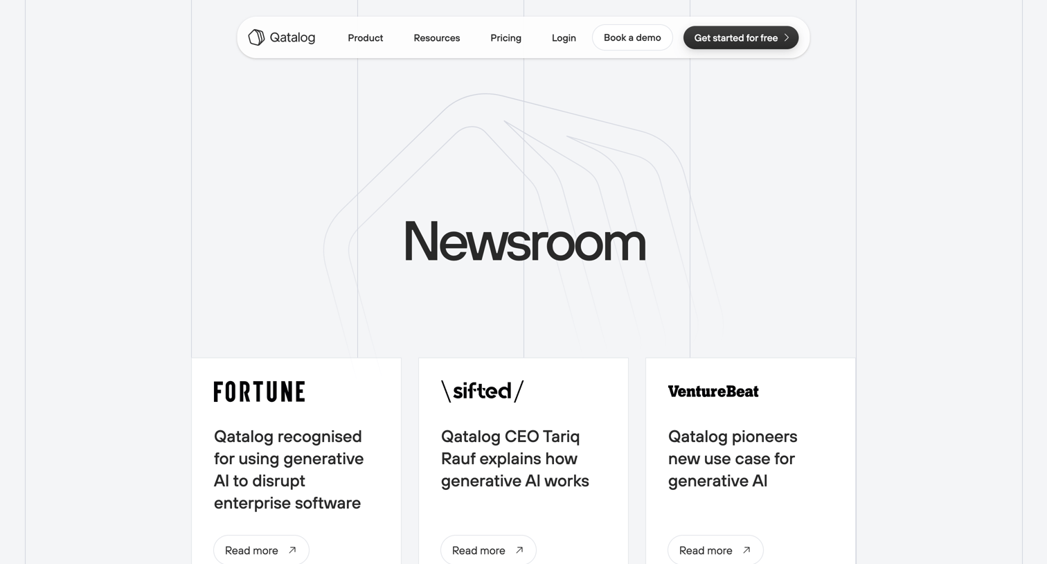 Qatalog - Qatalog | Latest Updates Industry Insights screen