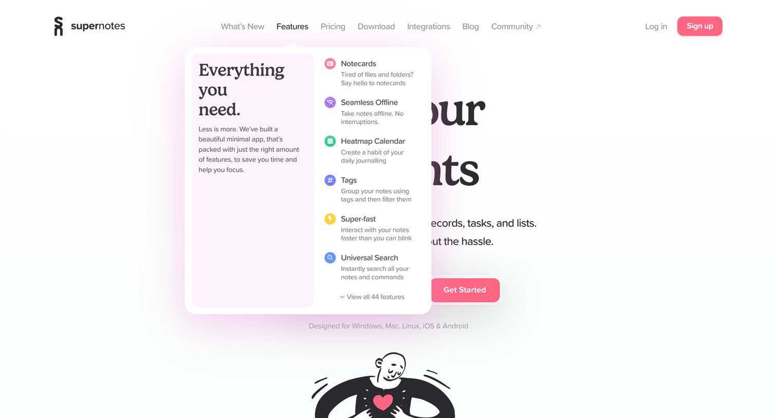 Supernotes - Supernotes | The best collaborative note-taking app screen