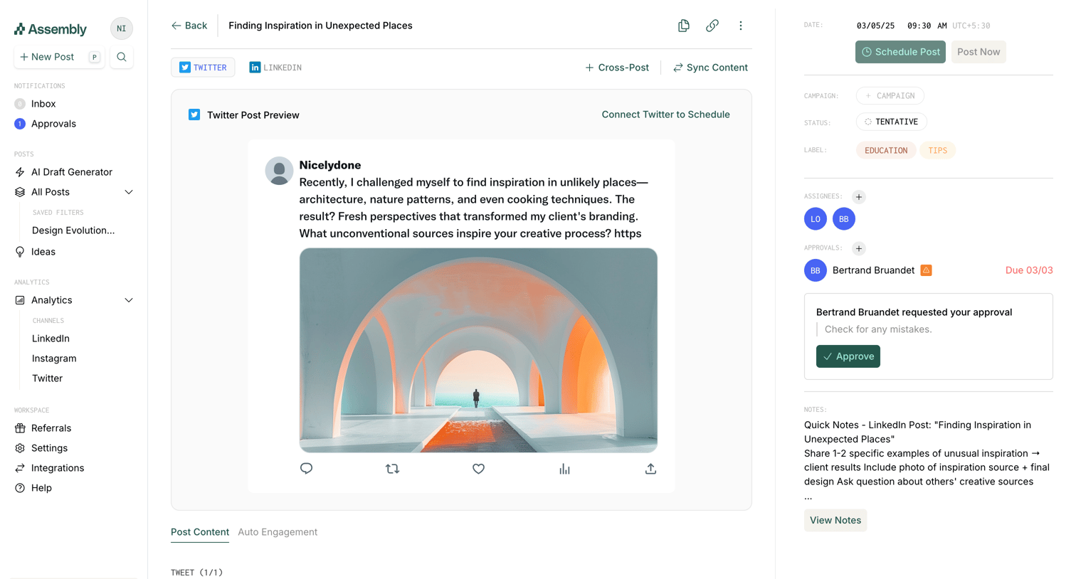 Assembly - Finding Inspiration in Unexpected Places screen