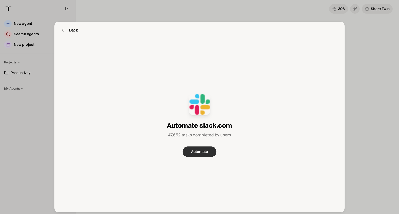Twin - Twin - Automate anything screen