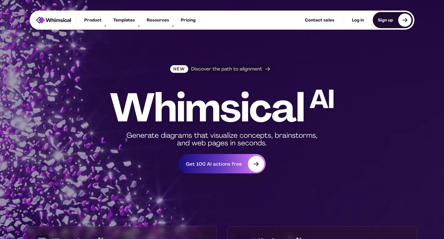 Whimsical - Whimsical AI diagrams screen