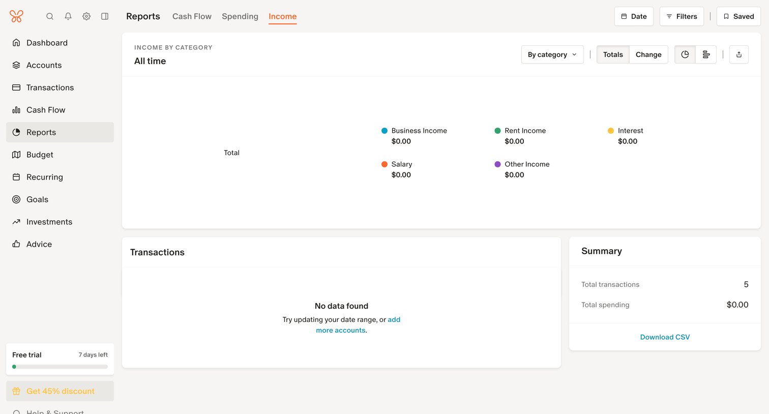 Monarch - Monarch | Reports screen