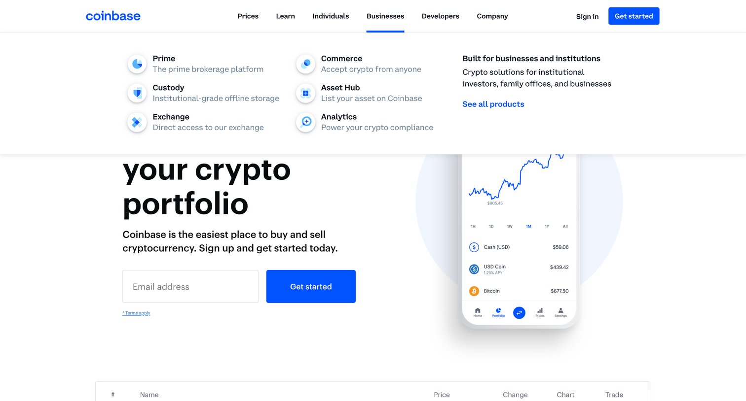 Coinbase - Coinbase – Buy | Sell Bitcoin, Ethereum, and more with trust screen