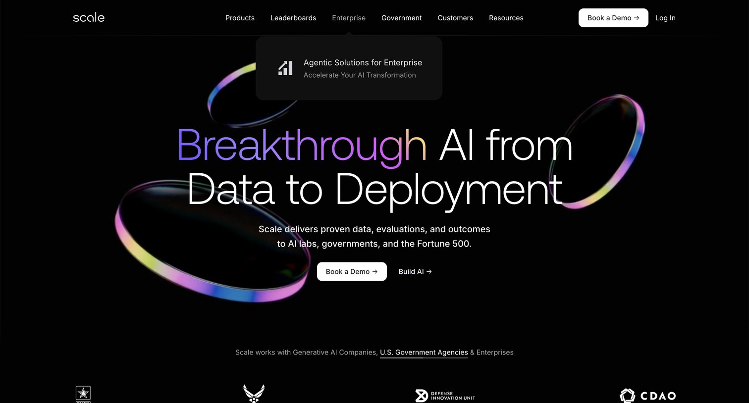 Scale - Accelerate the Development of AI Applications Scale AI screen
