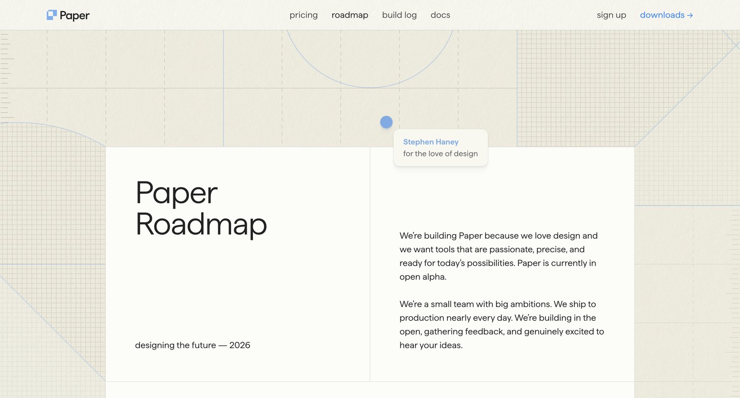 Paper - Roadmap • Paper screen