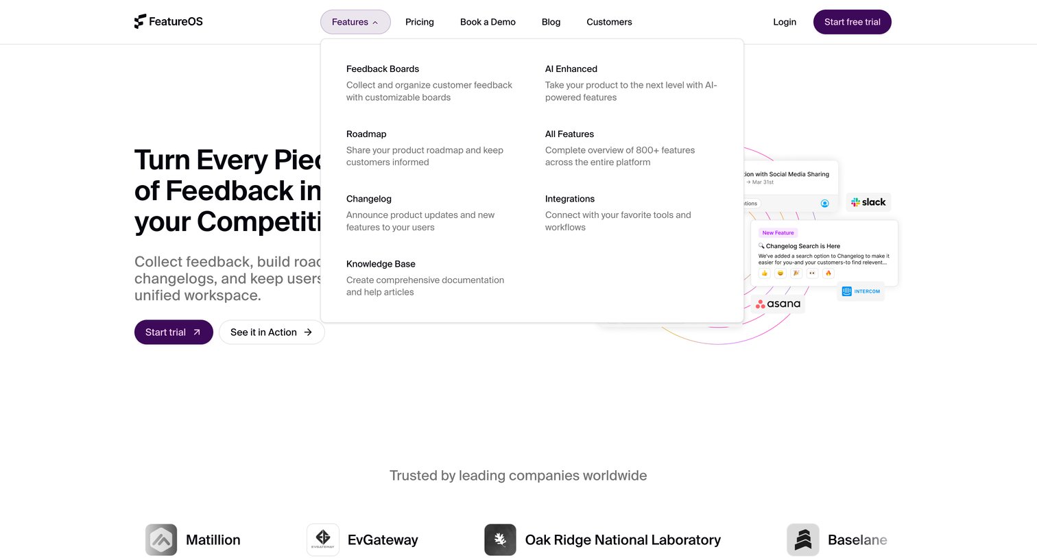 FeatureOS - FeatureOS - AI-Powered Product Management Platform screen