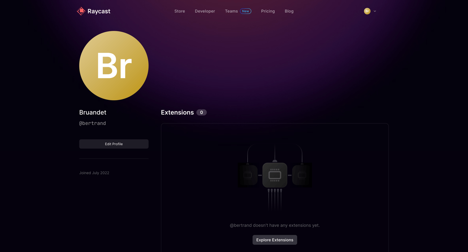 bertrand - Raycast Store from Raycast